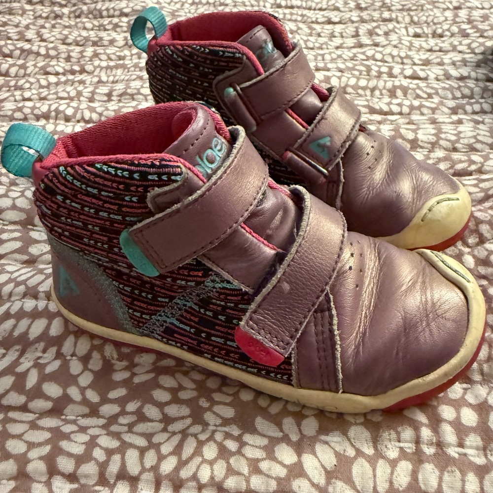 Plae Kids Purple and Pink Shoes